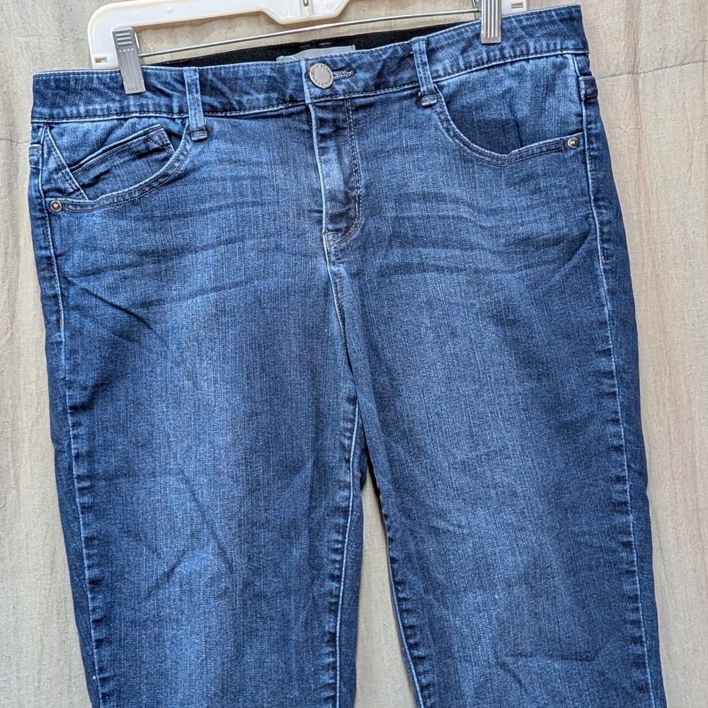 Wit & Wisdom Ab-solution Skinny Jeans Dark Wash Indigo Size 14 L161069CH